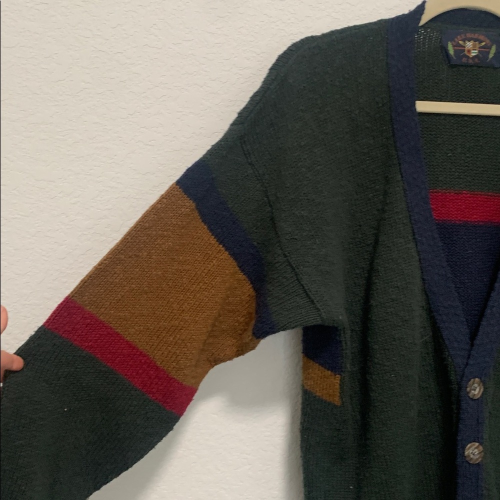 Vintage Lake Harmony Patchwork Oversized Cardigan… - image 3